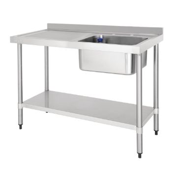 Picture of Vogue Single Sink Left Hand Drainer 1200mm