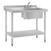 Picture of Vogue Single Sink Left Hand Drainer 1000mm