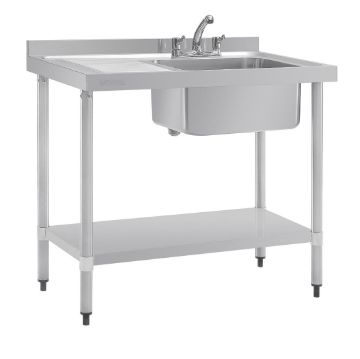 Picture of Vogue Single Sink Left Hand Drainer 1000mm