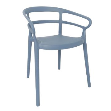 Picture of Bolero Mateo Café Chairs Slate Blue (2 pack)