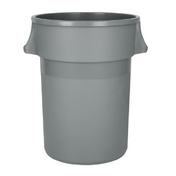 Picture of Jantex Heavy-Duty Round Bin Grey 160Ltr