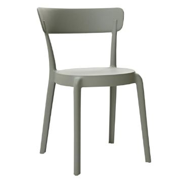 Picture of Bolero Mila Café Chairs Moss Grey (2 pack)