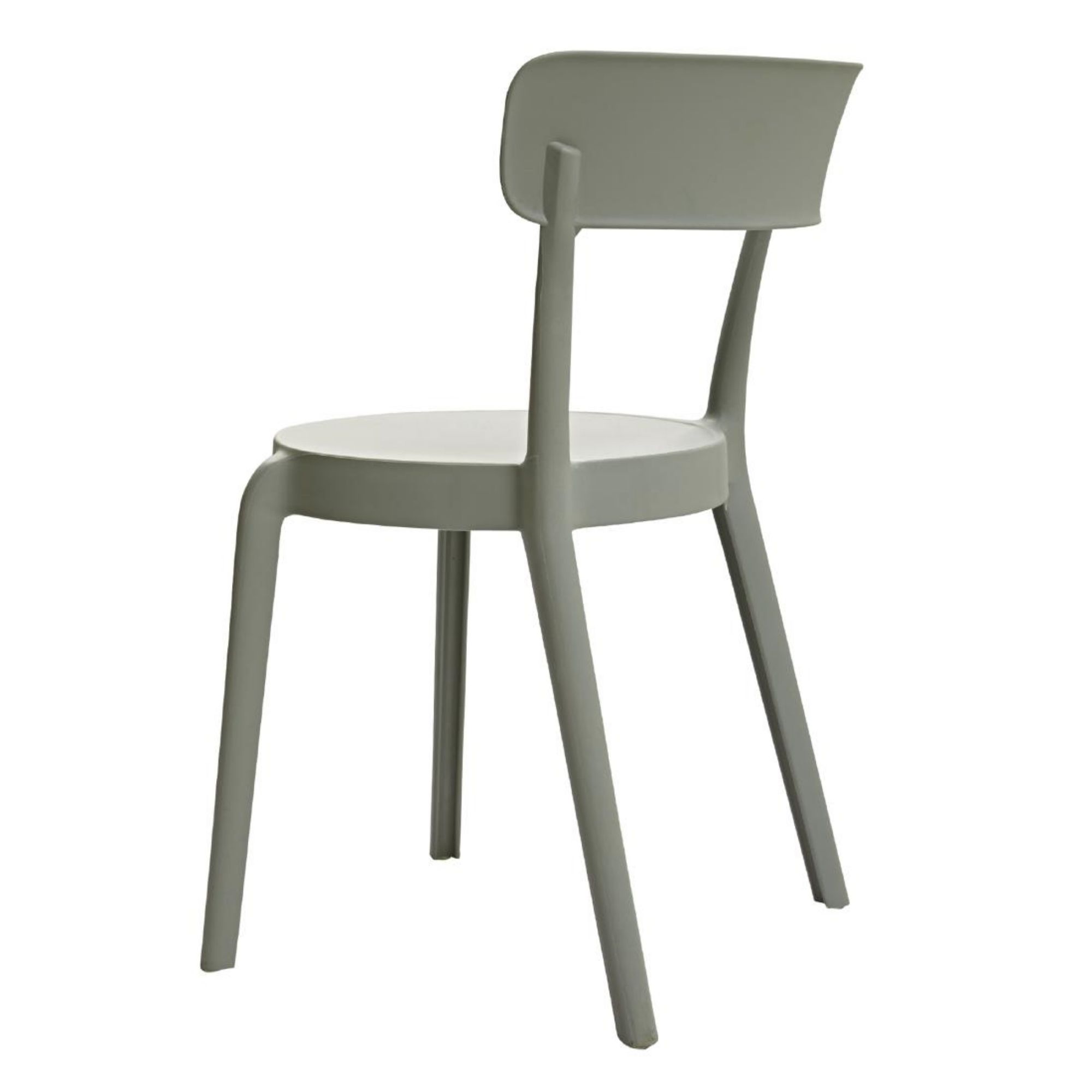 Picture of Bolero Mila Café Chairs Moss Grey (2 pack)