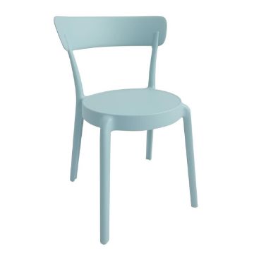 Picture of Bolero Mila Café Chairs Icy Blue (2 pack)