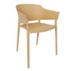 Picture of Bolero Lorenzo Cafe Chairs Warm Cream (2 pack)