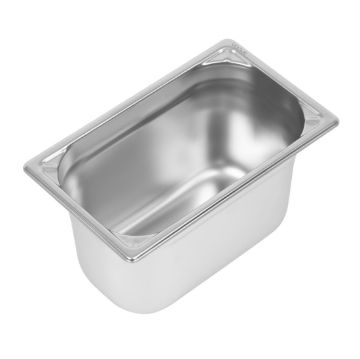 Picture of Vogue Heavy Duty Stainless Steel 1/4 Gastronorm Tray 150mm