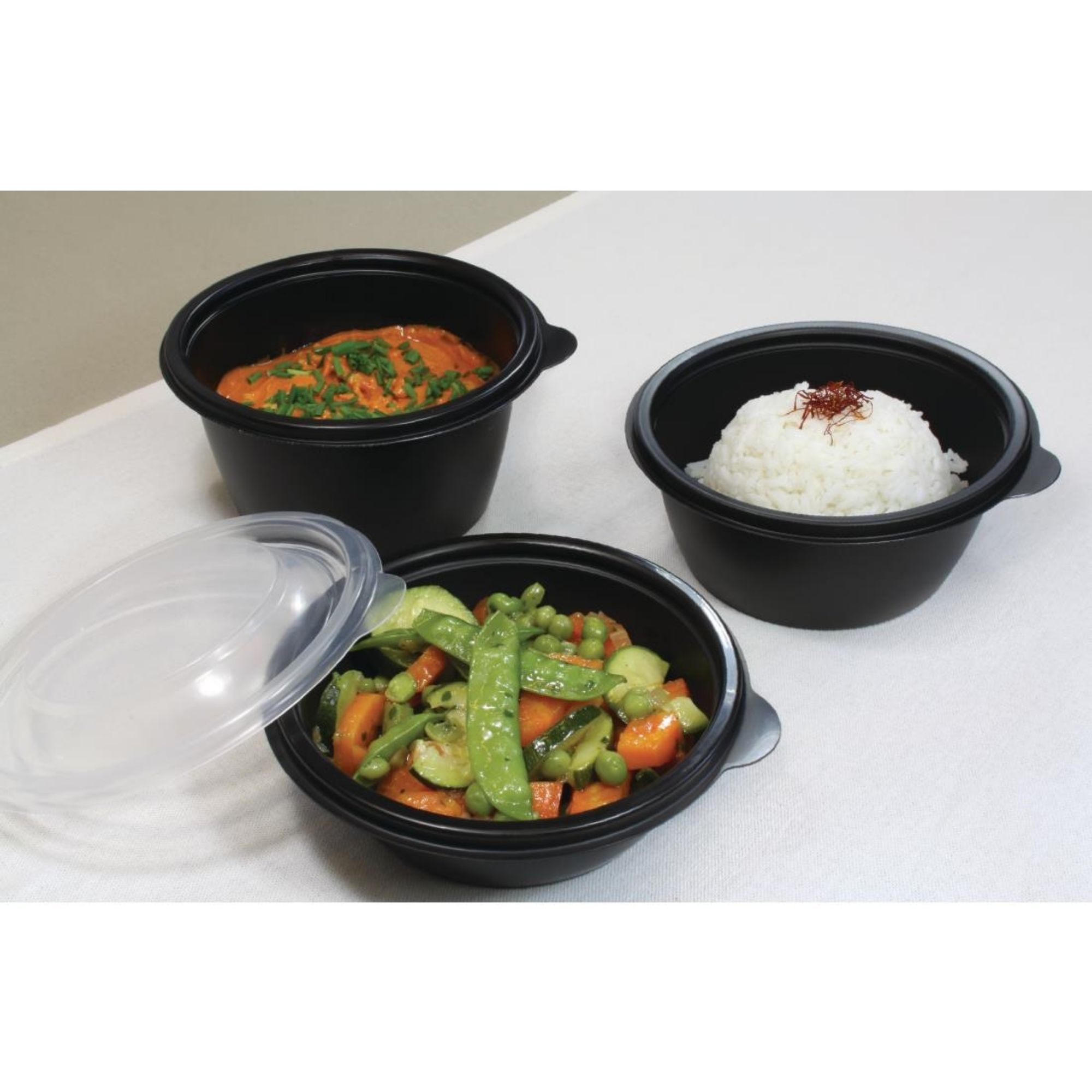 Picture of Fastpac Small Round Food Containers 375ml / 13oz (500 pack)