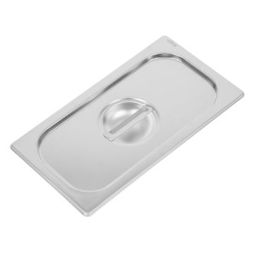 Picture of Vogue Heavy Duty Stainless Steel 1/3 Gastronorm Tray Lid