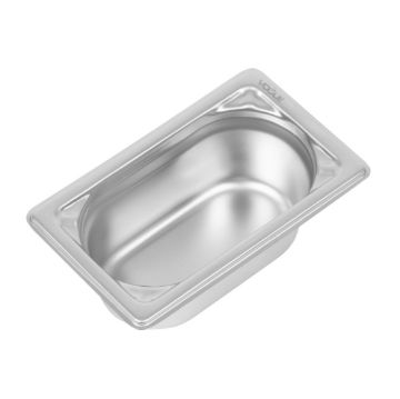 Picture of Vogue Heavy Duty Stainless Steel 1/9 Gastronorm Tray 65mm