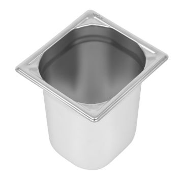 Picture of Vogue Heavy Duty Stainless Steel 1/6 Gastronorm Tray 200mm