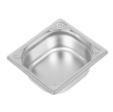 Picture of Vogue Heavy Duty Stainless Steel 1/6 Gastronorm Tray 65mm