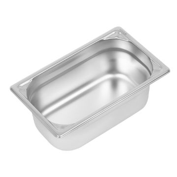 Picture of Vogue Heavy Duty Stainless Steel 1/4 Gastronorm Tray 100mm