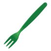 Picture of Olympia Kristallon Polypropylene Forks Green (12 pack)