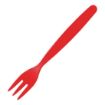 Picture of Olympia Kristallon Polypropylene Forks Red (12 Pack)