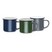 Picture of Olympia Enamel Mug Grey 350ml (Pack of 6)