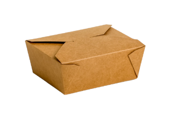 Picture of No.8 Kraft Biobox Containers (45oz) (152x120x63mm) (HxLxD) (6x50's)