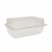 Picture of Rectangular Hinged Lid Cake Container 206x115x80mm (6x40)