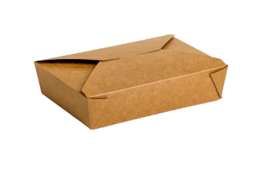 Picture of No.2 Kraft Biobox Containers (49oz) (196x139x47mm) (HxLxD) (4x50's)