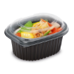 Picture of 16oz Black 1-Compartment Microwaveable Containers (8x80)