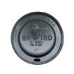 Picture of 90mm Black Compostable Hot Cup Lids (10/12/16oz) (10x100)