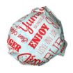 Picture of Red Compostable Burger Wrap 25x33cm (1000) - 120525