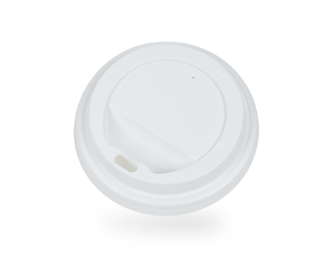 Picture of 90mm White Hot Cup Lids (12/16oz) (10x100)