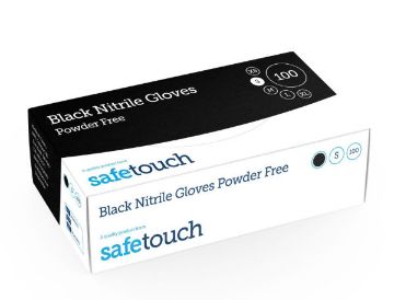 Picture of SAFE TOUCH PF Black Nitrile S (10x100)