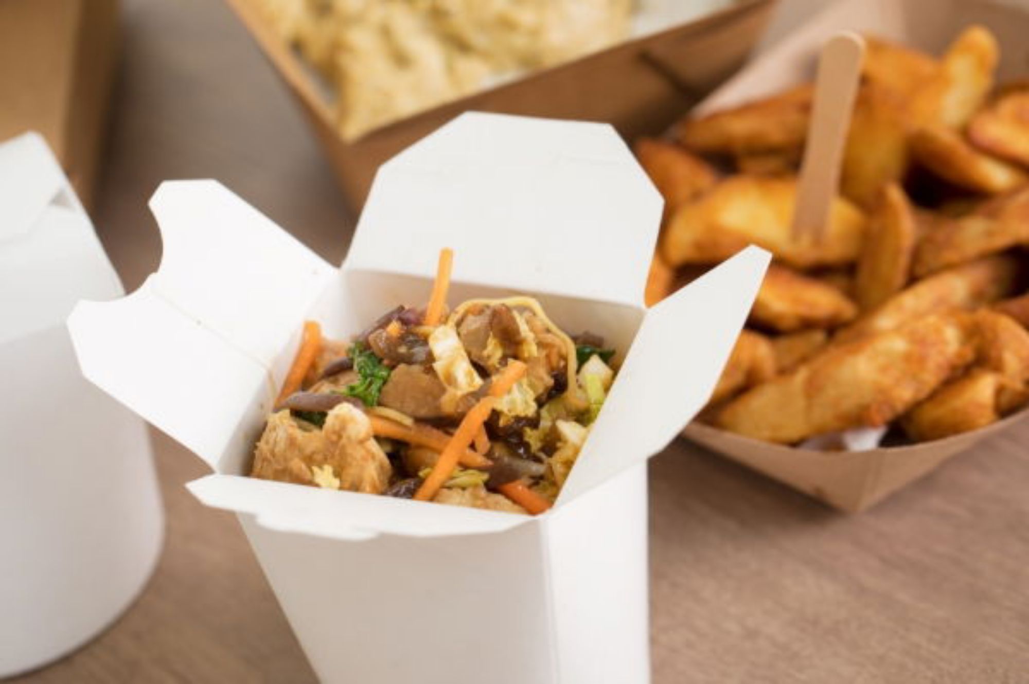 Picture of 16oz Spiritpak White Noodle Box (10x50)