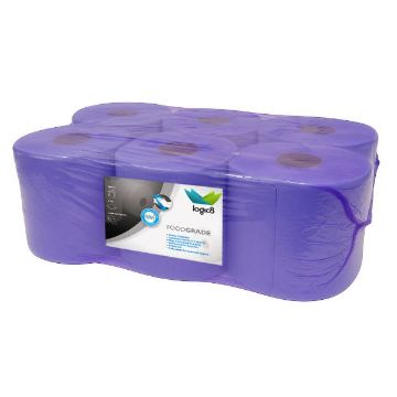 Picture of Logic8 150m Blue Centrefeed Roll (LT1)(6)