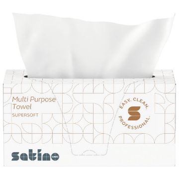 Picture of 2ply Satino 22x21cm Multi-Purpose Hand Towel Box (15x200)