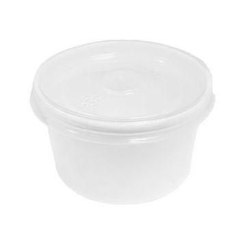 Picture of 2oz White Paper Portion Pot PE (PP1) (20x50)