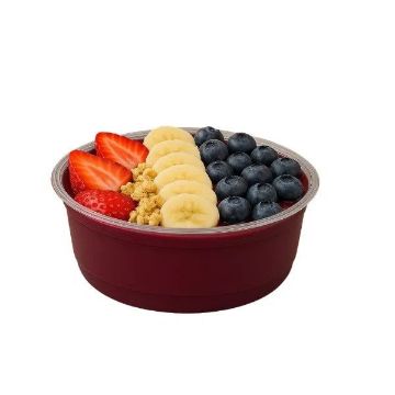 Picture of New 8oz Clear Round RPET Açaí Container (DC1) (18x32)
