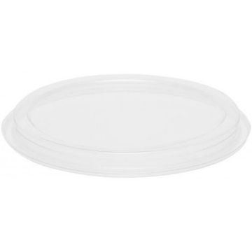 Picture of New 117mm Clear Round RPET Açaí Container Lid (DC1)(18x32)