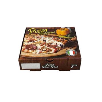 Picture of 7" Freshly Baked corrugated pizza box (100)