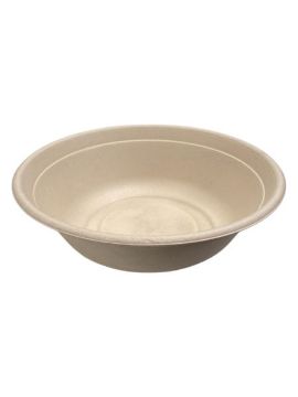 Picture of 1000cc (32oz) Compostable Unbleached Pulp Bowl (4 x 75's)