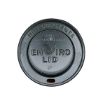 Picture of 80mm Black Compostable Hot Cup Lids (8oz) (10x100)