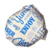 Picture of Blue Compostable Burger Wrap 25x33cm (1000) - 120526