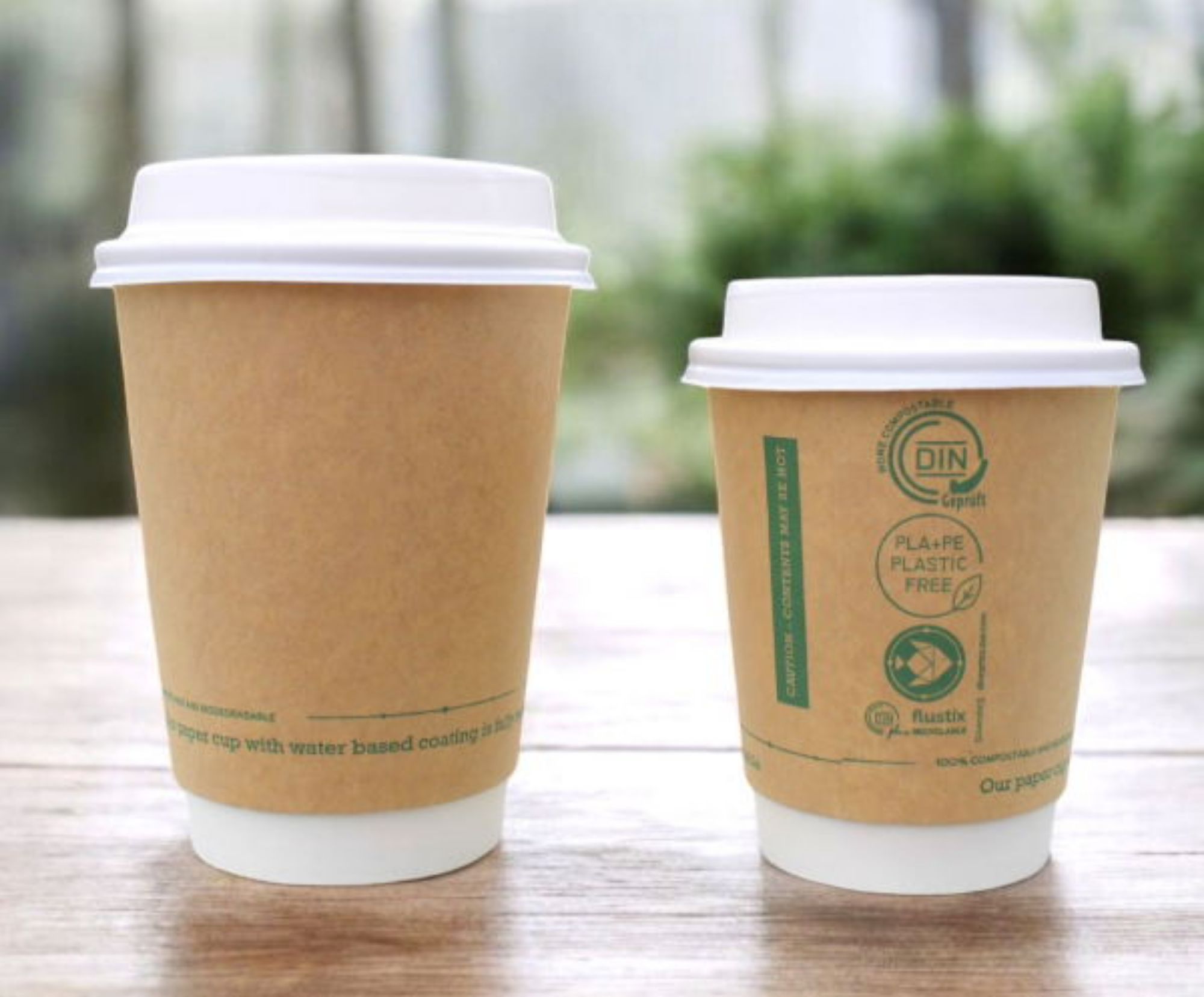 Picture of 8oz Kraft Greenspirit Aqueous DW Hot Cups (20x25)