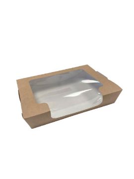 Picture of Large "Kraft" Salad Box with Big window - 770ml (8x50's)