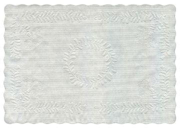 Picture of 14x10" Tray paper white embossed 40gsm (4x250`s)