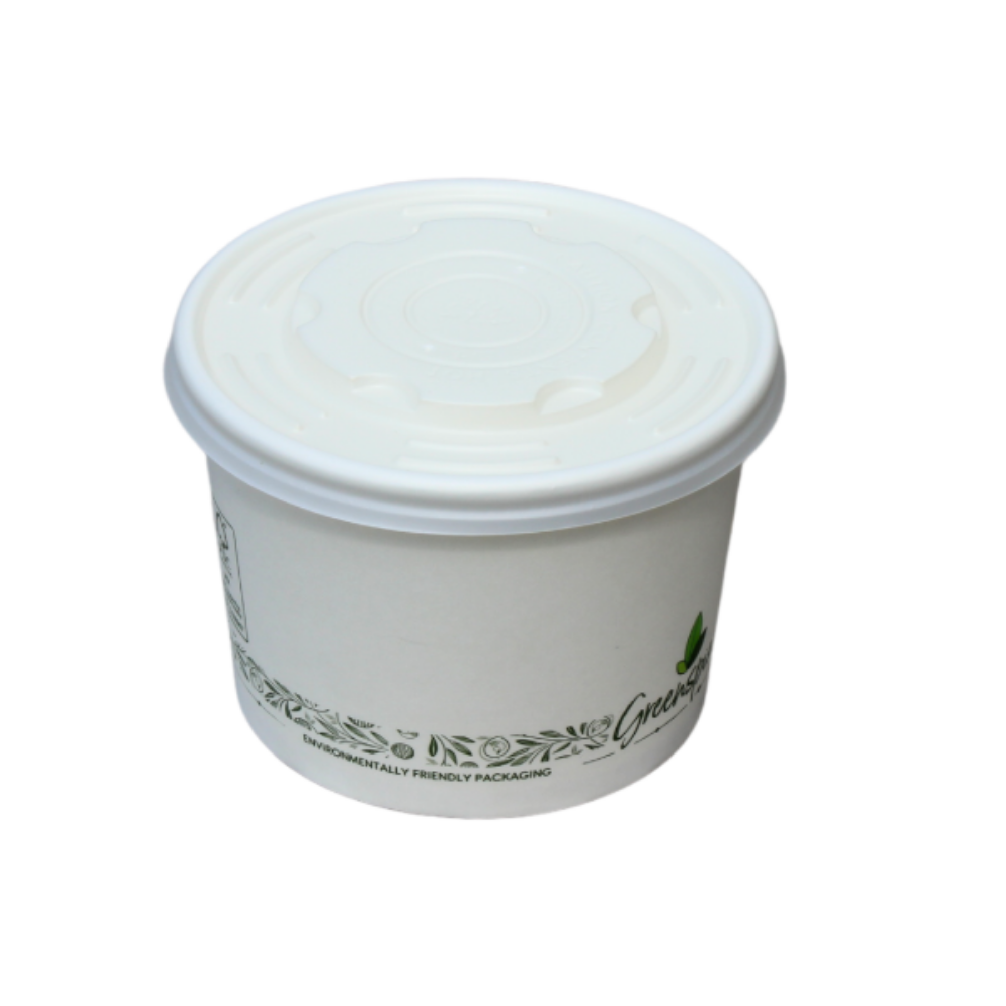 Picture of 90mm Greenspirit CPLA Compostable Lids (CS1) (10x50)