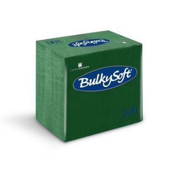 Picture of BulkySoft 40x40cm Green 2ply 8 fold Dinner Napkin (20x100)