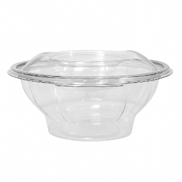 Picture of 250cc Round hinged PET salad container (10x50)