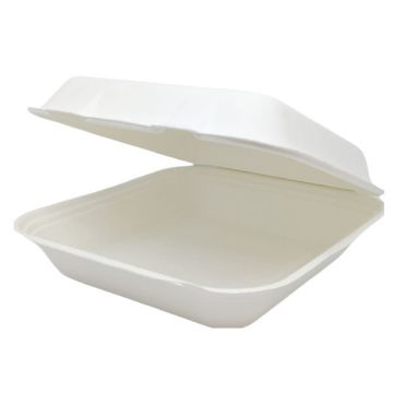 Picture of 8x8" Bagasse Meal Box (5 x 50)