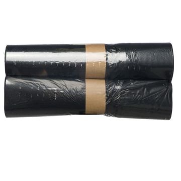 Picture of 29" x 46" Large heavy weight black refuse sack (8x25)