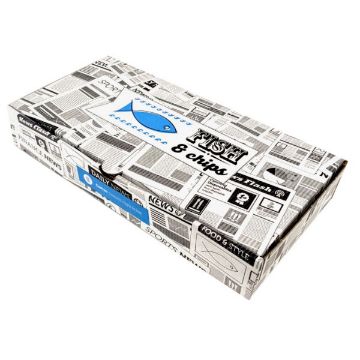 Picture of Large Corrugated Fish & Chip Box 310x150x50mm (100)