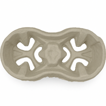 Picture of 2 Cup Greenspirit Carrier Pulp Tray - (6x80) (480's)