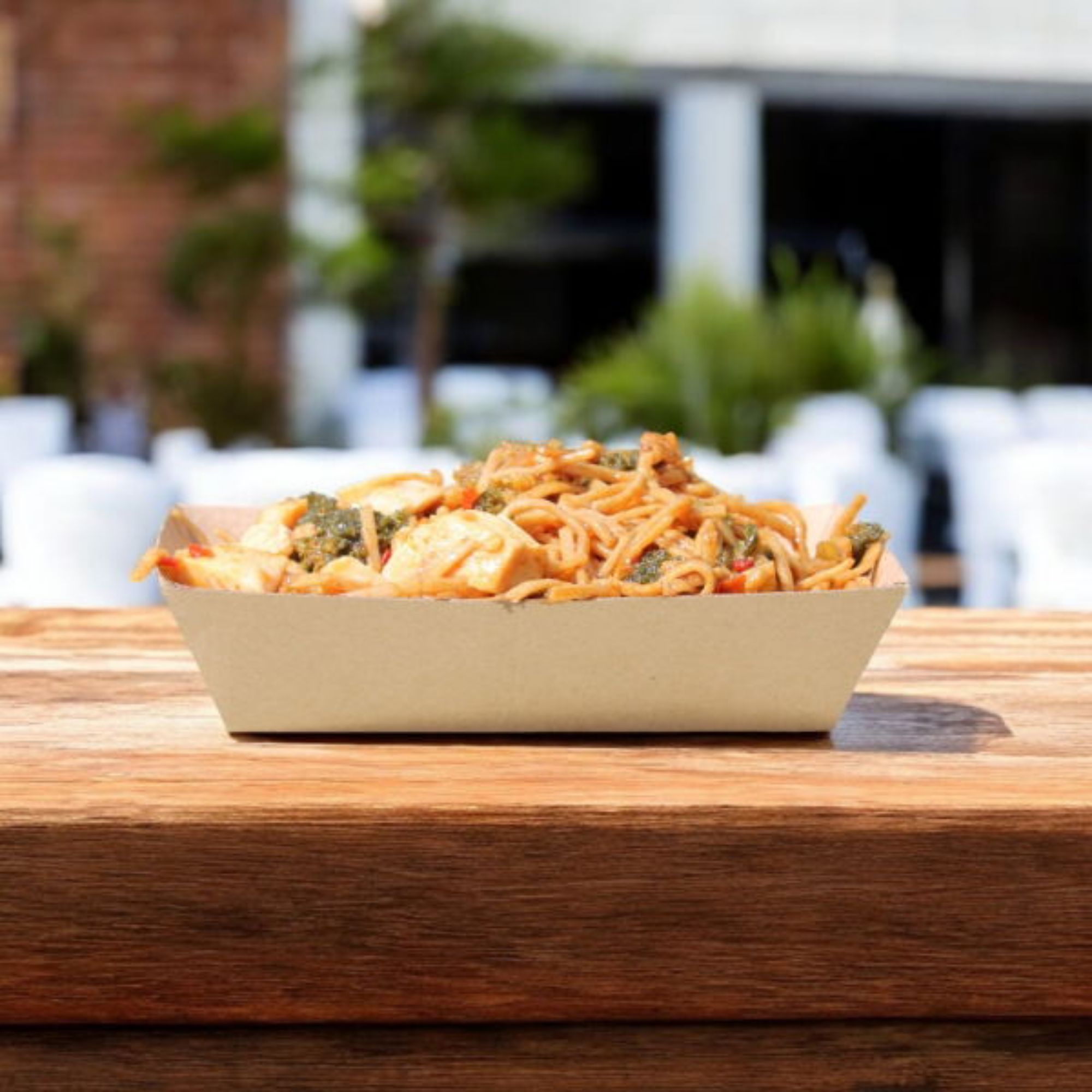 Picture of #99 Compostable Corrugated Tray 160 x131x38mm (6x100)