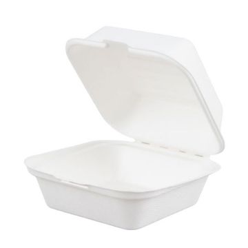 Picture of 6" Bagasse Burger Box 15x15cm  (8x50)