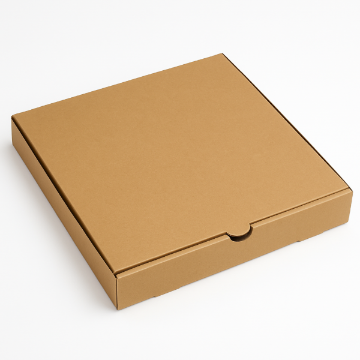 Picture of 12" Kraft corrugated pizza box (100)